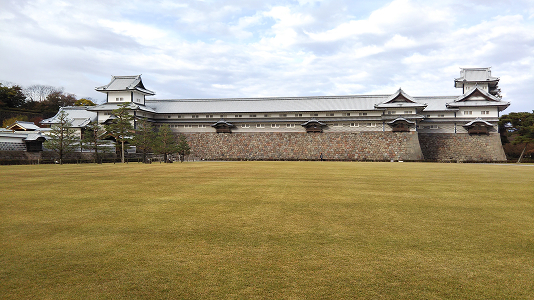 兼六園の庭園の写真