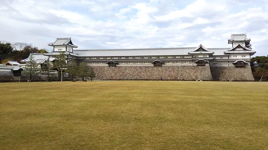 兼六園の庭園の写真