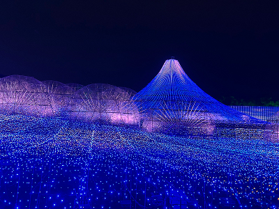 なばなの里のイルミネーションの写真